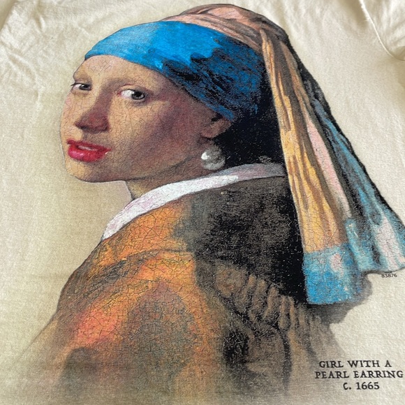 Girl with Pearl Earring tee, M - Picture 7 of 8